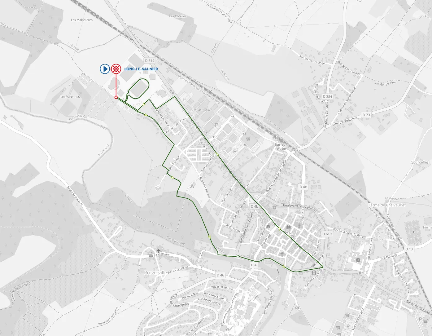 Carte du parcours 5K